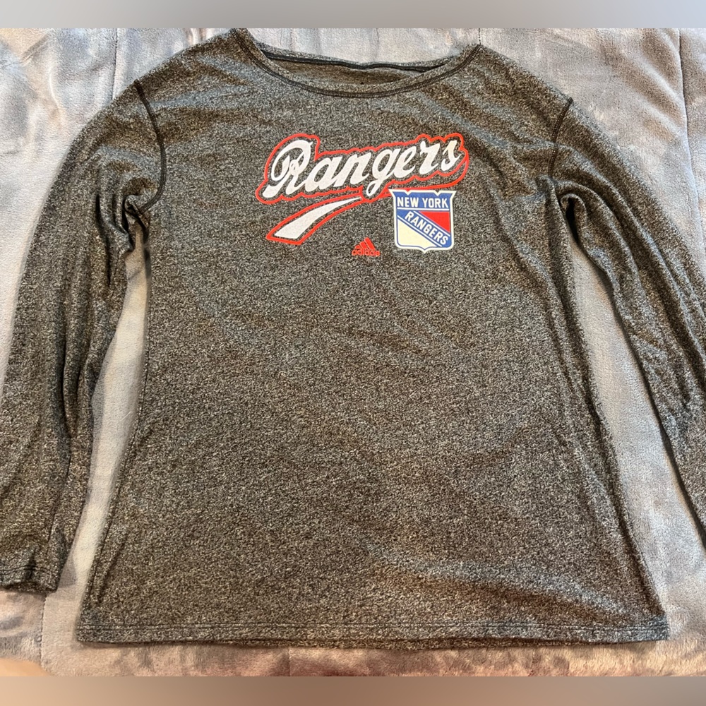 Womens New York Rangers long sleeve shirt, size large, new without tags